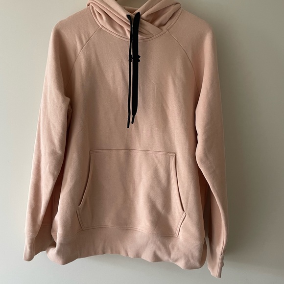 Under Armour blush hoodie. Size L - Picture 2 of 4